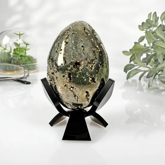 Plymor Black Acrylic Ball or Sphere Flower Petal Display Holder Stand, 1.375" H x 1.75" W x 1.75" D {4}