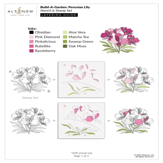 Build-A-Garden: Peruvian Lily & Add-On Die Bundle {3}