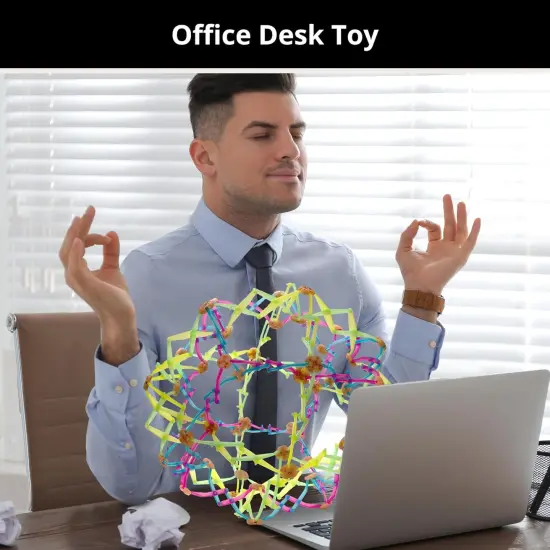 4E's Novelty Oversized Expandable Ball - Stress Balls for Adults & Kids, Calm Down Corner Supplies & ADHD {5}