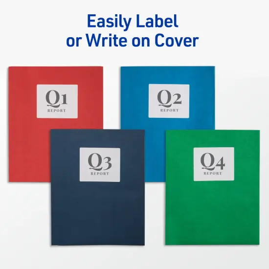 Avery Two Pocket Folders with 3 Prong Fasteners, Holds 70 Sheets, 25 Green Folders (47977) {2}