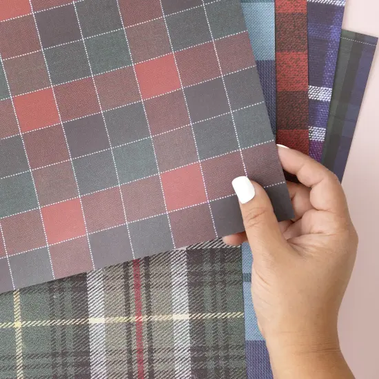 Colorbok 68lb Designer Single-Sided Paper 12"X12" 50/Pkg-Mad For Plaid, 25 Designs/2 Each {5}