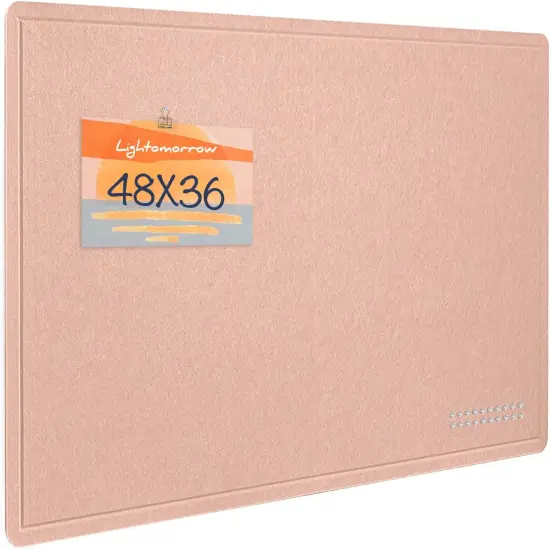 Large Bulletin Board - 48 x 36 Inches(Mauvey Pink) {1}