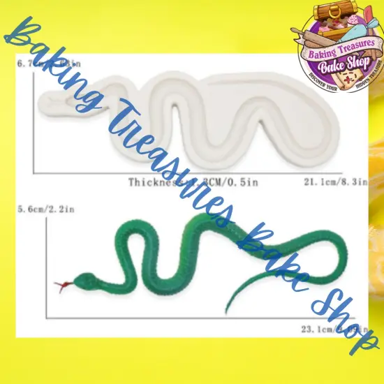 Large Snake Silicone Mold {3}