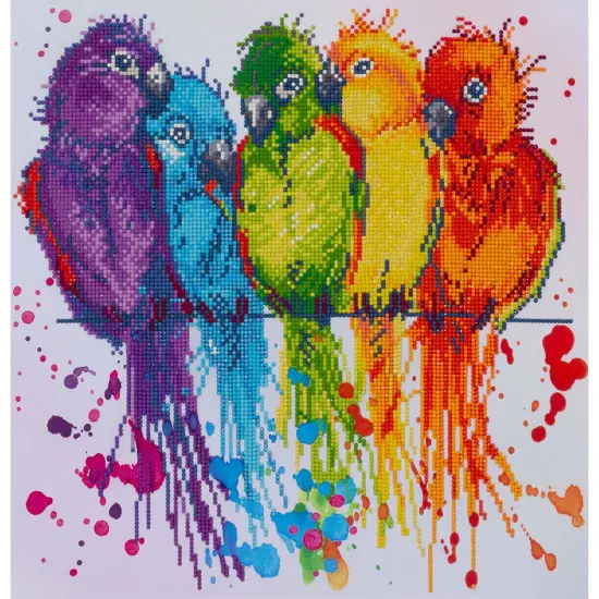 Diamond DotzRainbow Chums Diamond Painting Multi {1}