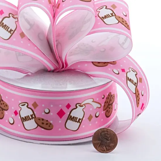 Milk & Cookie Satin Ribbon 1.5" x 10 yd Pink {3}