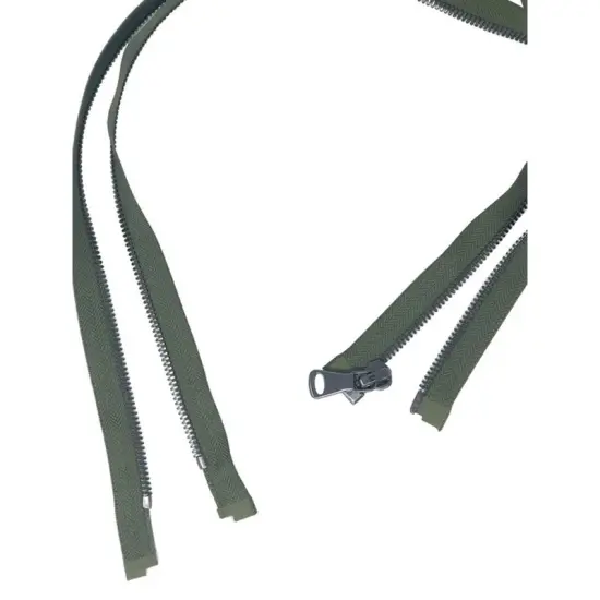 8MM One Way Separating Open Bottom Zipper 28" {2}