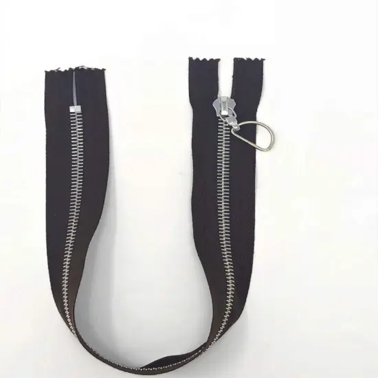 Zipper &ndash; 15" 6MM Brown Nickel Non-Separating Closed for Purses, Bags, and More {4}
