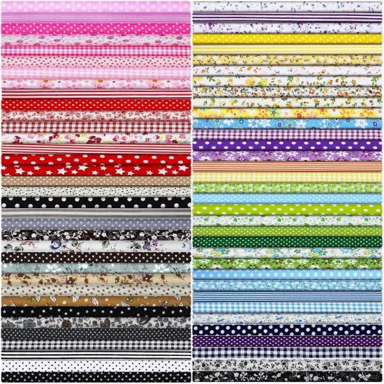 Fabric Squares Multicolor Quilting Fabric Bundles Precut Printed {6}