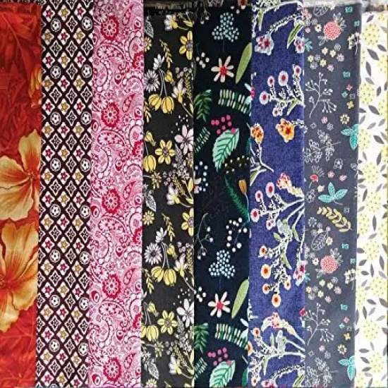 50pcs 10 x 10 inches Cotton Precut Fabric Bundle Squares for Quilting Sewing {3}