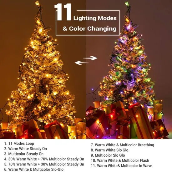 65.67ft 200 LED Color Changing Tree Christmas Lights {2}