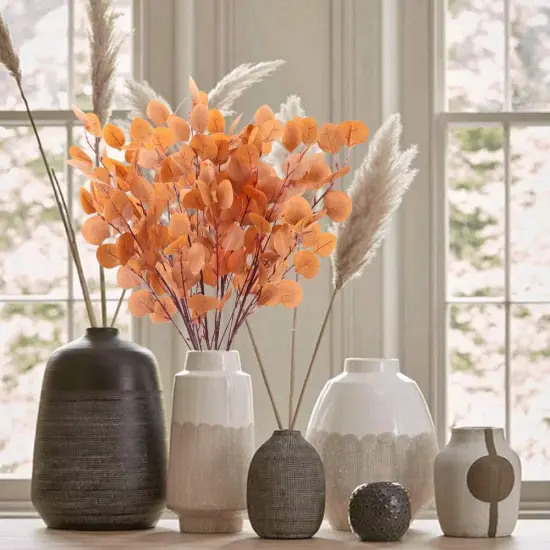 4 Pcs Artificial Eucalyptus Branches {3}