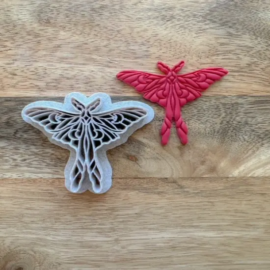 Original Luna Moth Clay Cutter {1}