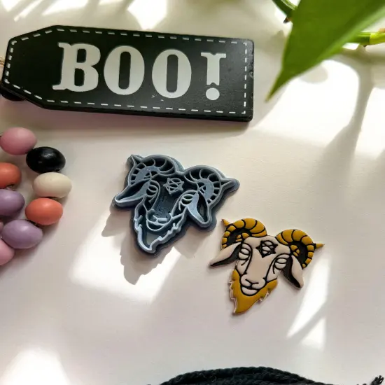 WITCHY GOAT | HALLOWEEN | CLAY CUTTER {3}