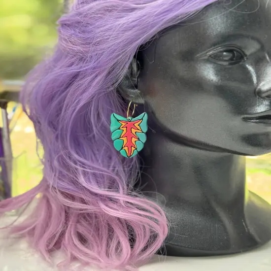 TRI COLOR LEAF CLAY CUTTER {1}