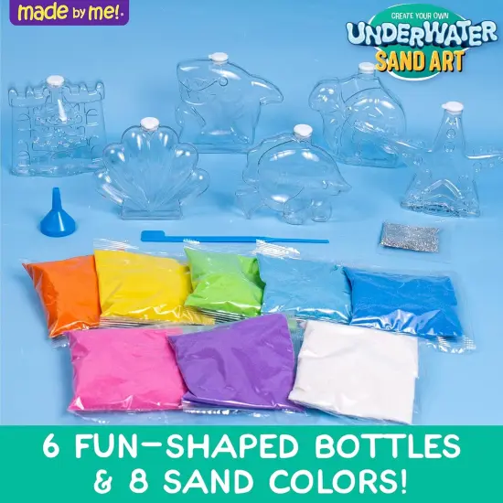 Create Your Own Underwater Sand Art - Underwater Sand Art {3}