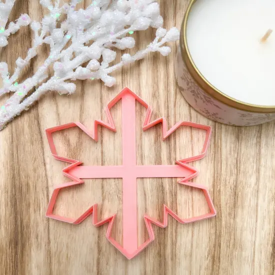 Pointy Snowflake Trinket Dish Clay Cutter | Trinket {1}