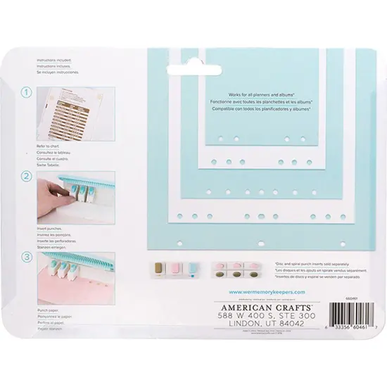 We RPunch Board-Planner W/Standard Hole Punches 6/Pkg {3}