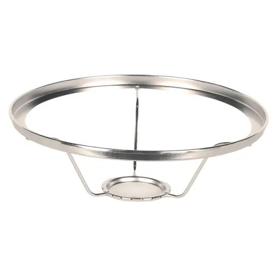 Aladdin Nickel Plated 10" Under Burner Shade Ring for Glass Shades {1}