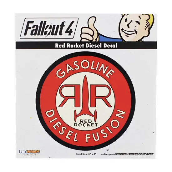 Fallout 4 Red Rocket Diesel Decal {3}