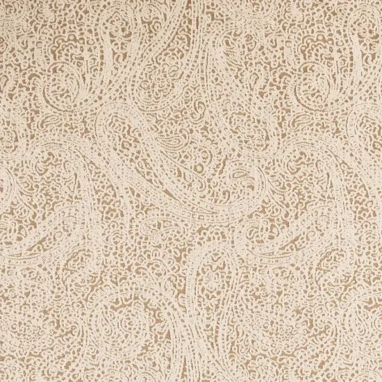 Paisley Cafe - Beige & Taupe,Brown Paisley Upholstery Fabric 54 Inches" {1}