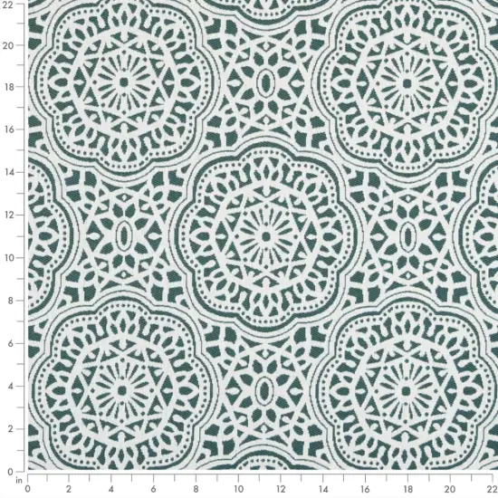 Caribbean - Aqua & Teal Abstract & Geometric,Global Upholstery Fabric 54 Inches" {3}