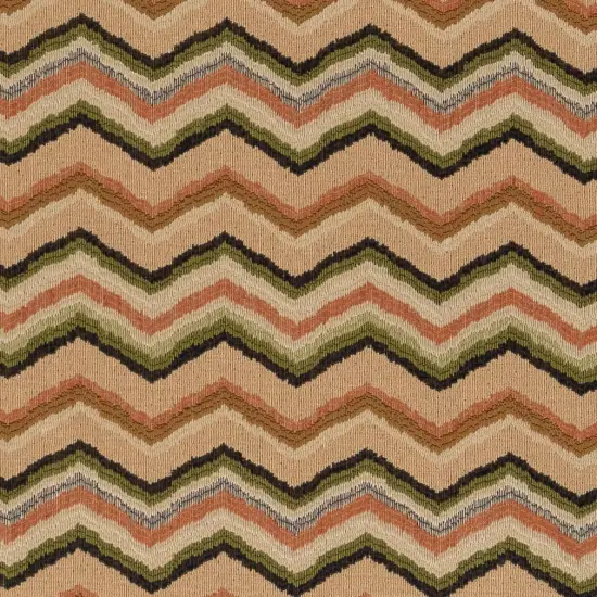 Desert - Brown,orangeRust AbstractGeometric,herringboneChevron Upholstery Fabric 54 Inches" {1}