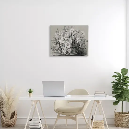 Stupell Industries Vintage Assorted Flowers Still Life Canvas By Lettered and Lined {3}