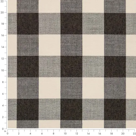 Buffalo Walnut - Brown Check & Houndstooth,Plaid Upholstery Fabric 54 Inches" {3}
