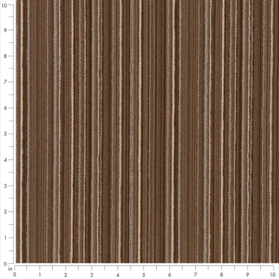 Pecan - Brown Small Scale, Stripe Upholstery Fabric 54 Inches" {2}