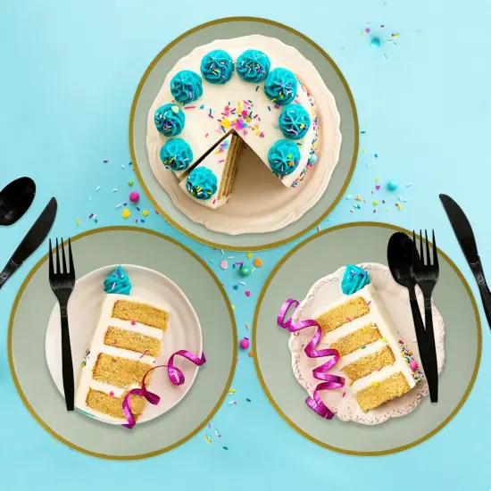 50 Pcs Sage Green Paper Place Mats Disposable Round Table Mat Doilies Coated Placemats for Wedding Banquet Birthday Party Dining Tableware Decor 13.5" {5}