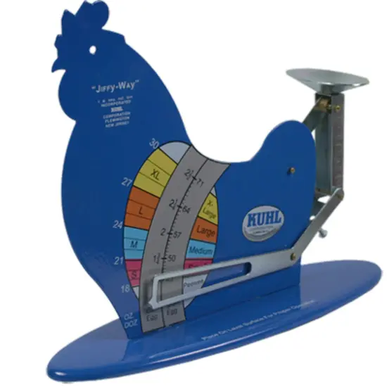 Kuhl JIFFY-III-12 Jiffy Way Gravity Poultry Egg Grading Scale Ounce and Gram {4}