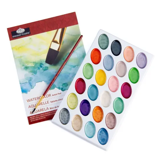 RART-2008 | Essentials&trade; 26pc Pearlescent Watercolor Painting Art Set {5}