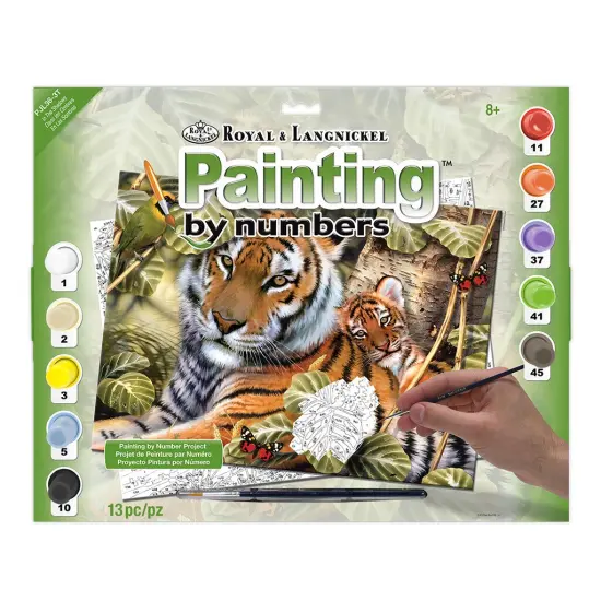 PJL36 | Painting by numbers™ 13pc 11.25" x 15.375" In the Shadows Painting Project {1}