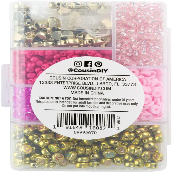 CousinDIY Mosaic Bracelet Kit-Rose Blush {3}