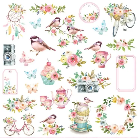 Pack of 3 - Little Birdie Ephemera Embellishment 50/Pkg-Celebrate Life {3}
