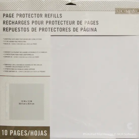 K & Company Page Protector Refills {1}
