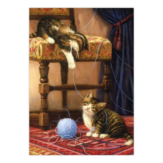 PJS64 | Painting by numbers&trade; 10pc 8.75" x 11.375" Playful Kittens Painting Project {2}