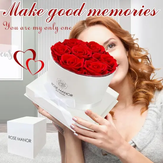 7-Piece Forever Flowers Roses Eternas {3}