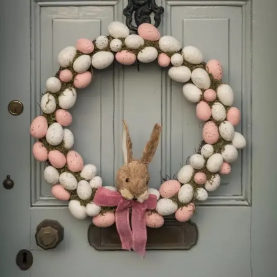 Kitcheniva 10 Pcs Unfinished Wooden Egg Paintable Kids Toy Easter Decor DIY {6}