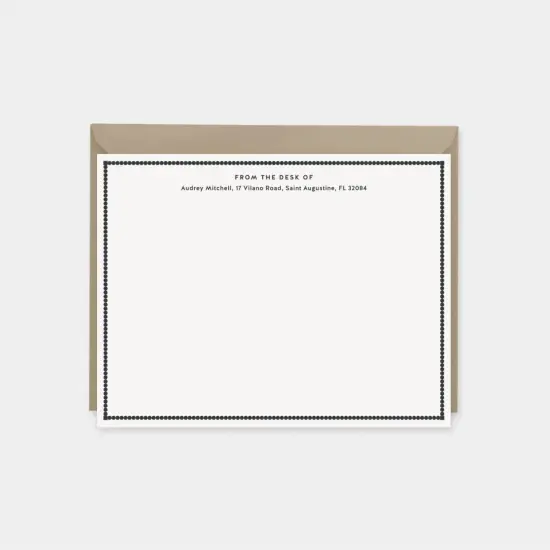 Decorative Border Note Cards III {1}