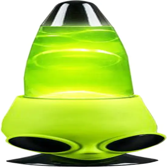 Rhode Island Novelty 13 Inch Alien Head Wax Motion Lamp {1}