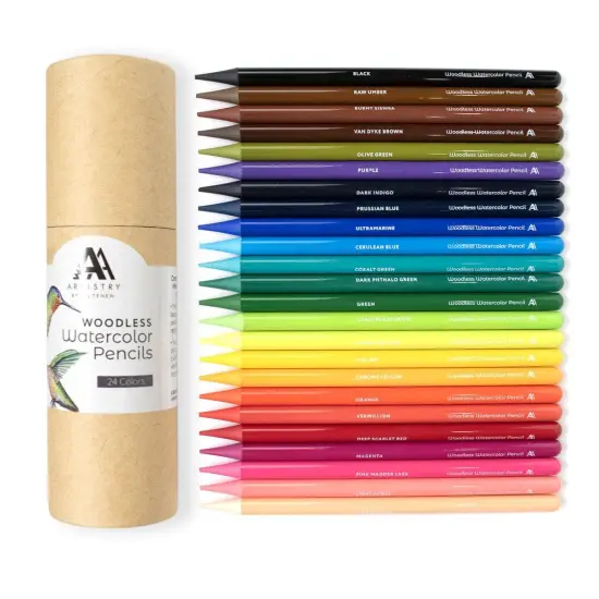 Woodless Watercolor Pencil 24 Set {1}