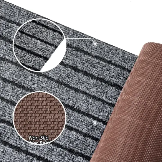 Outdoor/Indoor 2ft x 6ft Runner Rug, Hallway Custom Sizes Non-Slip Rubber Backing Area Runner Rugs Waterproof Carpet Rugs for Kitchen Entryway Balcony Garage Stair Laundry {4}