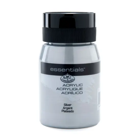 RAA Series | Essentials&trade; Open Stock Acrylic Paints - 500 ml Silver {1}