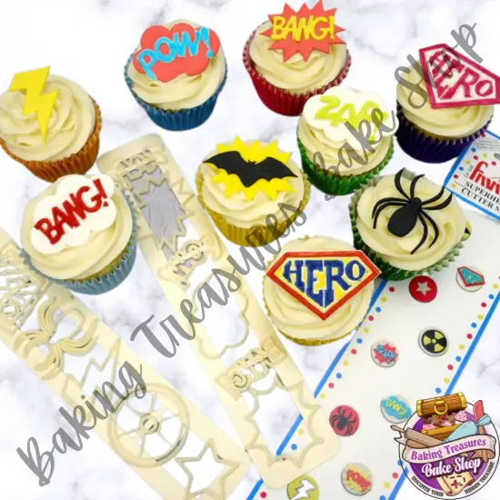 Superhero Tappit Fondant cutter {3}
