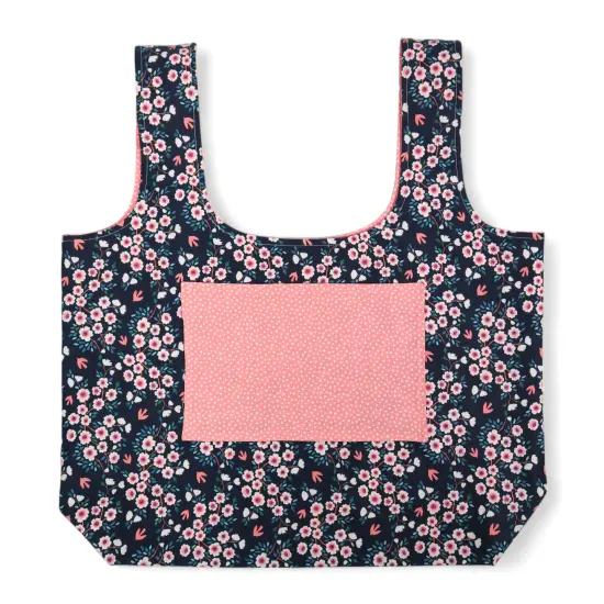 Crosscut Sewing Co.&reg; Foldable Shopping Bag Sewing Kit - Beginner Sewing Project Kit Garden party {4}