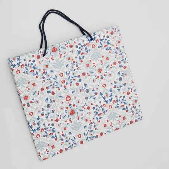 Assorted Paper Bags - Set of 7 Mughal Motif {2}