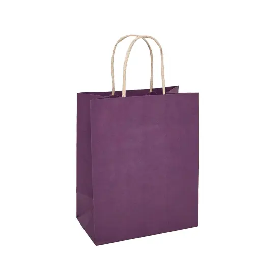 Durable Kraft Paper Tinted Bag 8" x 5" x 10.25" {6}