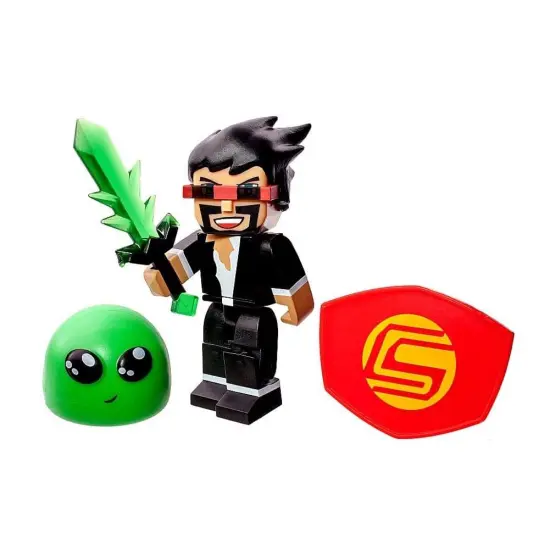 Tube Heroes Captain Sparklez 3" Action Figure {1}