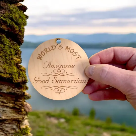 Worlds most Awesome Good Samaritan - Ornament {6}